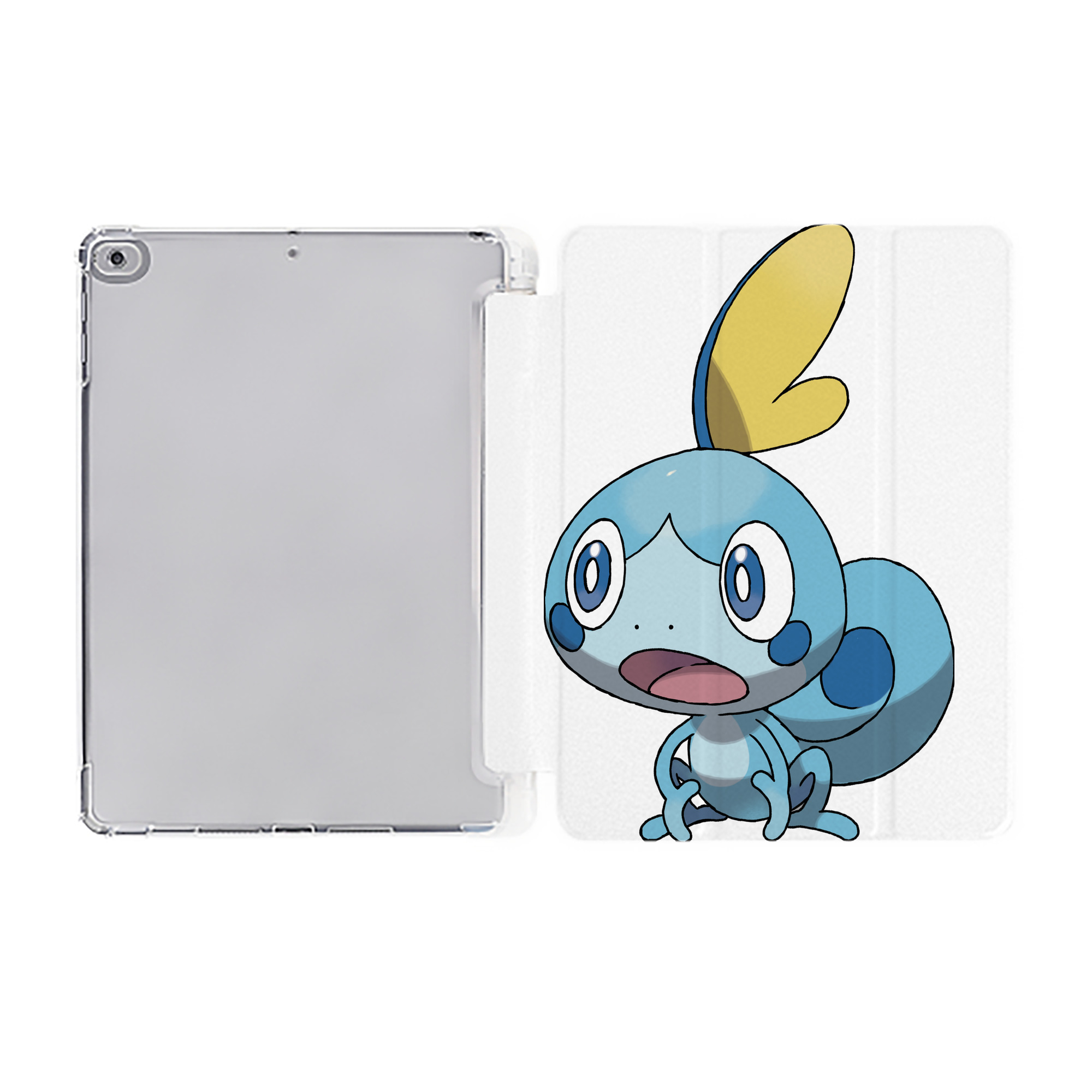 （画像用） ポケットモンスター Pokémon IPad ケース ペン収納付き 三つ折りスタンド PUレザー×シリコン 対応機種9.5/10.5/10.9インチ